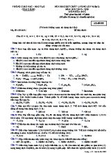 Đề khảo sát chất lượng Lớp 9 (Lần 2) môn Hóa học - Mã đề 008 - Năm học 2019-2020 - Phòng giáo dục và đào tạo Cẩm Giàng